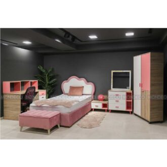 chambre fille adulte avec coiffeuse