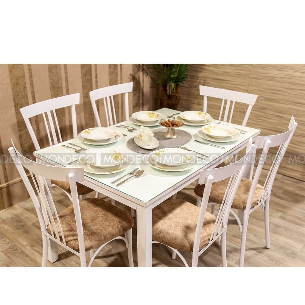 Table de cuisine avec 6 chaises à petit prix Tunisie - Mondeco